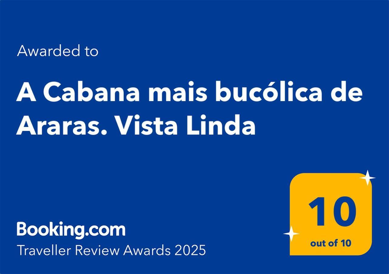 O Chale Mais Bucolico De Araras. Vista Linda Exterior foto